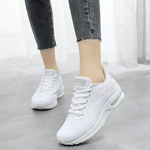 AFFINEST Damen Laufschuhe Sportschuhe Schuhe Stoßfest Rutschfest Turnschuhe Mesh - Bild 12 von 36