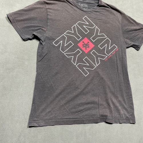 VTG Zoo York Shirt Skate Surf Cruise Black faded Y2K L Light Comfort Gym USED - Picture 2 of 7