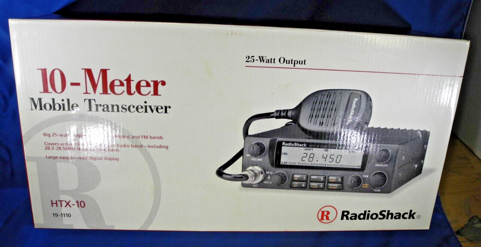 Radio Shack HTX10 10 Meter Mobile MonoBand Transceiver BRAND NEW