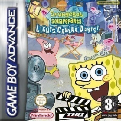 GameBoy Advance SpongeBob Schwammkopf: Lights Camera Pants OVP beschädigt