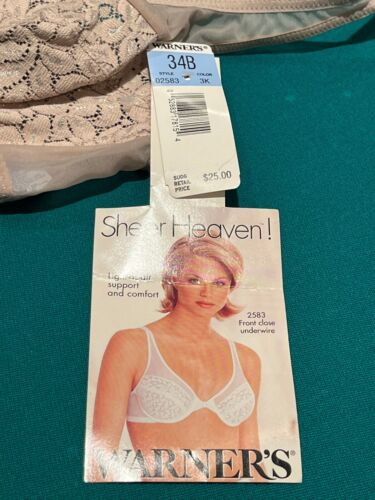 Warner's 34B Sheer Heaven BH, neu, Style 2583 - Bild 2 von 7