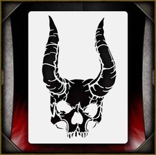 Skull 26 Airbrush Stencil Template Airsick