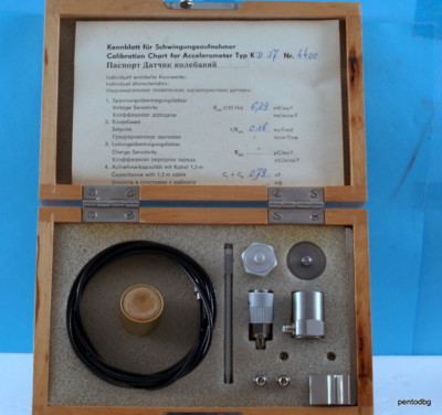 Accelerometer,piezotronics  KD37 vibration calibration kit  NOS  MMF Germany