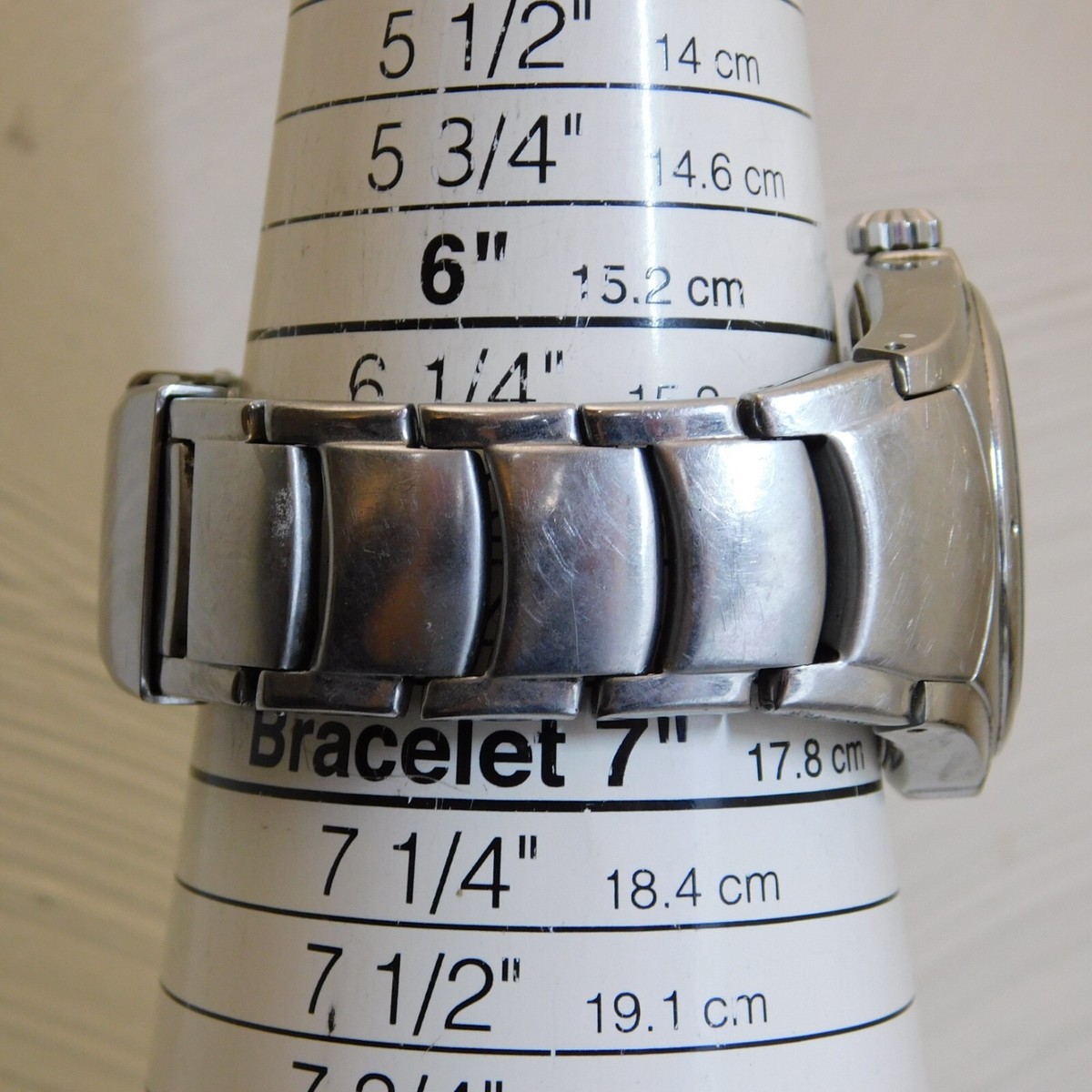 Fossil Blue AM-3709 All Stainless Steel Quartz Men's Watch Fossil Blue AM-3709 All Stainless Steel Quartz Men's Watch