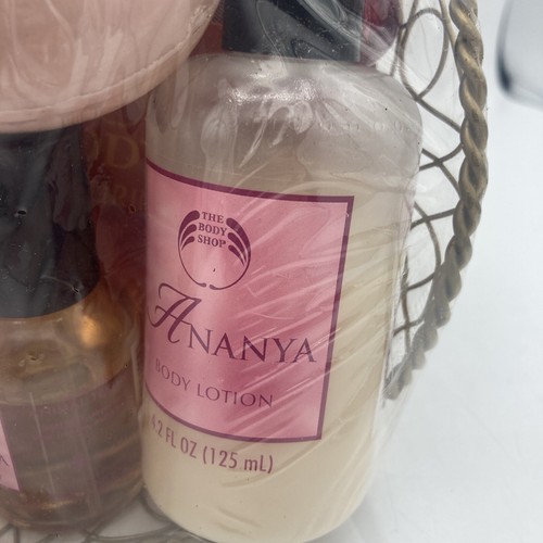 Vtg The Body Shop Ananya Gift Set Eau De Toilette Shower Gel Soap Lotion Beads - Picture 7 of 18