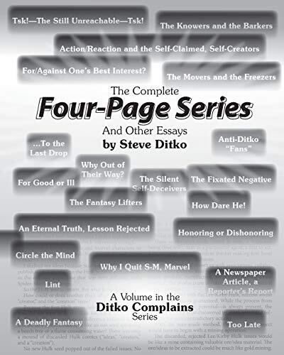 Thumbnail - Steve Ditko The Complete Four-page Series And Other Es (taschenbuch)