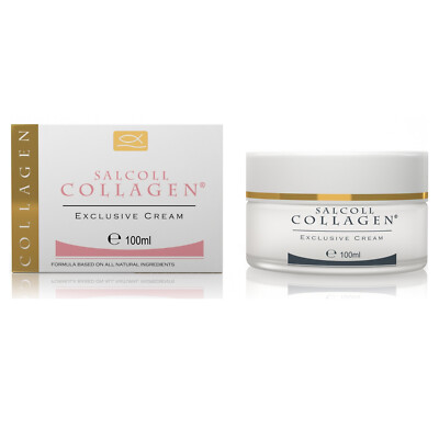 Salcoll Natural Anti Wrinkle Hydrating Collagen Face Cream Night and Day, 100 ml