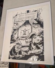 Alien Monsters Splash Page  Brian Smith Artist work he did while at Kubert schoo