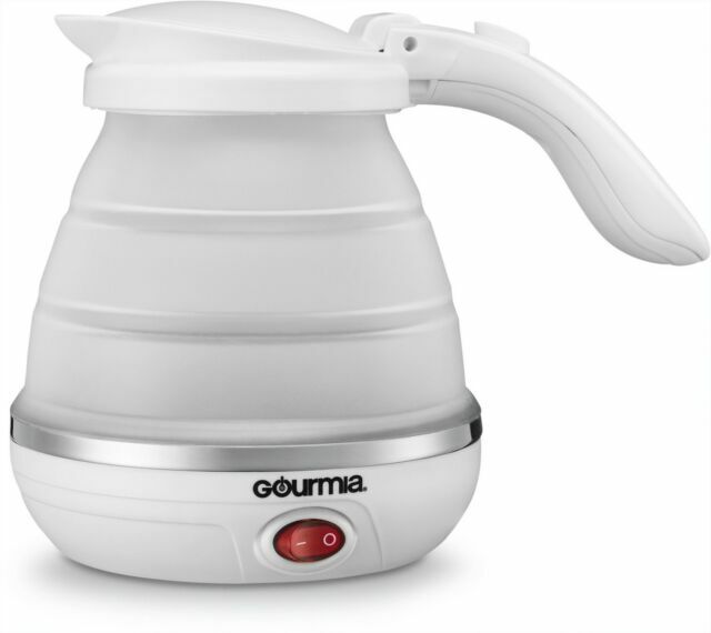 Gourmia GK320W Travel Foldable Electric Kettle Dual Voltage Food