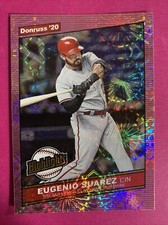 🐶 2020 Panini Donruss Highlights Pink Fireworks Eugenio Suarez #H-11