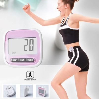 with Clip Step Counter ABS Sports Pedometer Portable Steps Tracker  Unisex