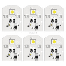 6 PCS Refrigerator Light Bulb WR55X25754 WR55X11132 Fits GE LED Light Replace