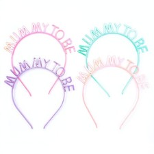 Mummy to Be Tiara Baby Shower Gift Crown Headband colour choice