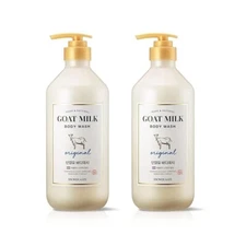 (2-Pack) Pure & Natural Original Goat Milk Body Wash Moisturizing – 27 fl oz Ea