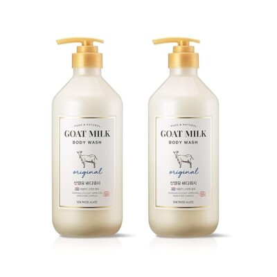 (2-Pack) Pure & Natural Original Goat Milk Body Wash Moisturizing   27 fl oz Ea