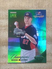 2013 Panini Certified USA Baseball Reese McGuire Mirror Green Parallel #76/199