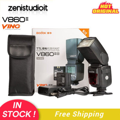 US Godox V860II-S TTL HSS 2.4G Li-ion Camera Flash Speedlite Fr Sony a58 a99 a7r