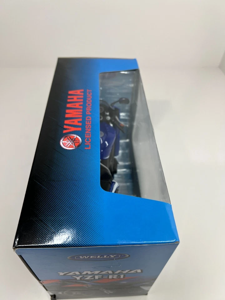 Welly YAMAHA YZF-R1 1:10 Diecast Model Blue motorcycle collectable - Image 4 of 4