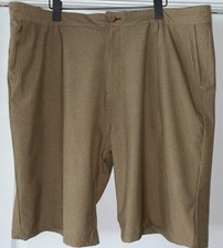 RON JON SURF SHOP MENS CASUAL ACTIVE WEAR SHORTS. BEIGE. SZ. 44/10 . EUC