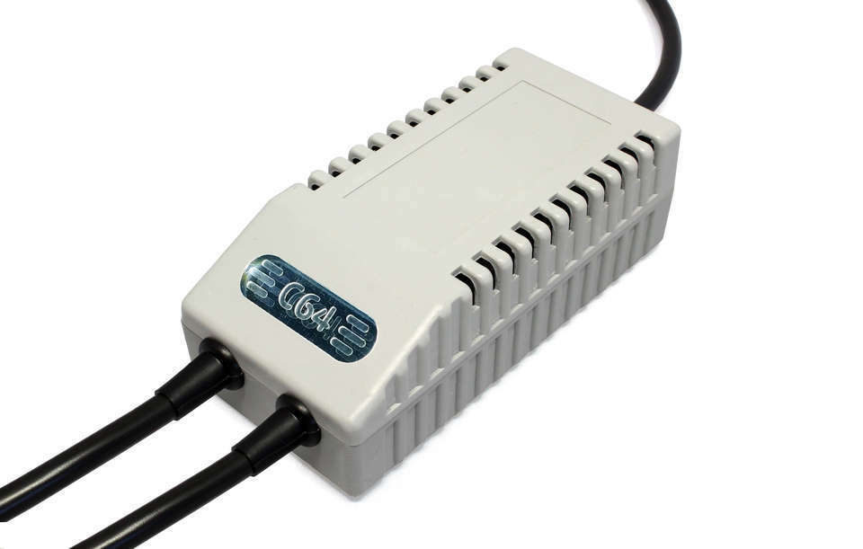 Commodore 64 FDD 1541 Dual Power Supply - C64 PSU Netzteil, UKEU 230V, Gray