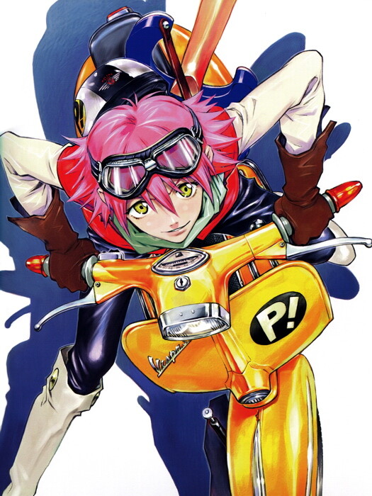 V2177 FLCL Haruko Haruhara Anime Manga Art Decor WALL POSTER