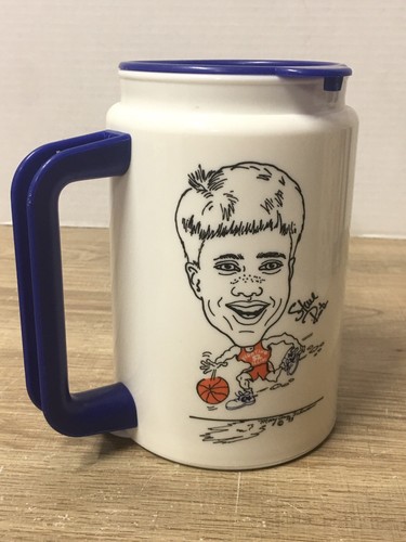 Vintage Fighting Illini Travel Mug- Tom Michael & Steve Roth - Picture 3 of 6