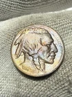 1915 P 5c Buffalo Nickel  Lustrous High Grade Philadelphia Mint Early Date Toned