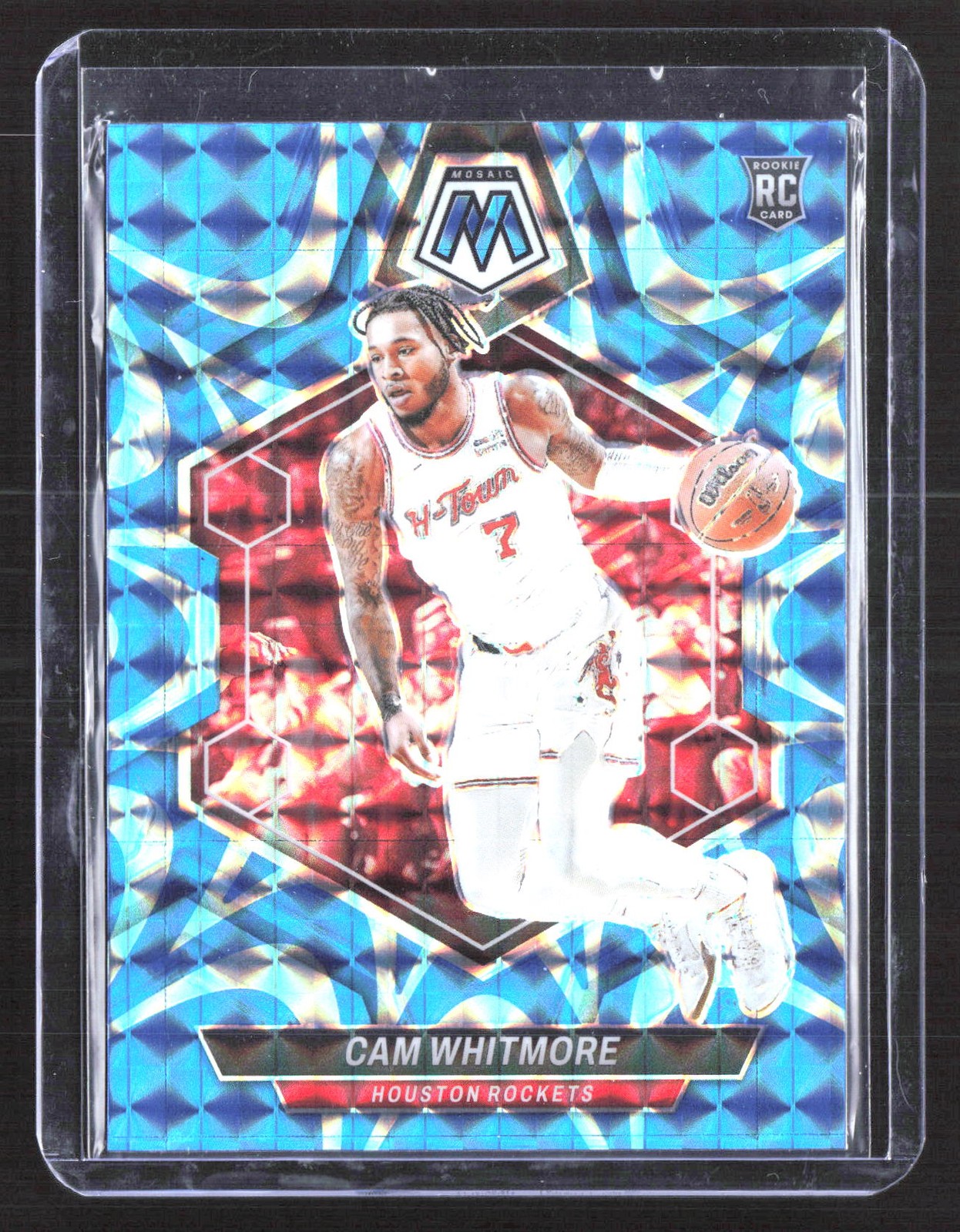 2023-24 Panini Mosaic #217 Cam Whitmore Rookie Blue Reactive RO84