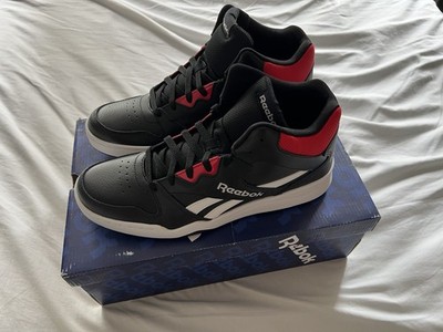 New Size US 10 Men Reebok Royal BB4500 HI2 Black White Red Basketball Sneakers