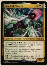 Silk, Web Weaver 145 Marvel's Spider-Man Magic: The Gathering Rare Near Mint