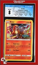 SM Black Star Promo Entei SM219 Cosmic Eclipse Prerelease STAFF CGC 8 on eBay