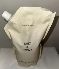 Salt & Stone Bergamot and Hinoki Body Wash Refill 32 Fl Oz  (Sealed)