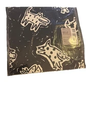 Animals Gift Wrap Vtg Hallmark Wrapping Paper 2 Sheets new in package