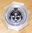 NAVAJO TRIBE American Indian 1972 Tribal Series .999 Silver Medal Token Coin