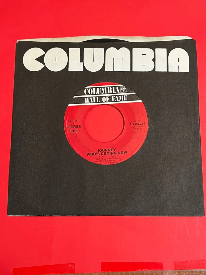 Journey "Who's Crying Now / Don't Stop Believin' " 45 Rpm (1981) - Image 3 of 3
