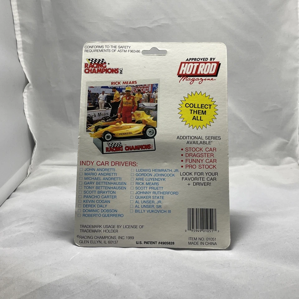 Racing Champions Indy Car 1989 1:64 Dominic Dobson Foto 4 de 4