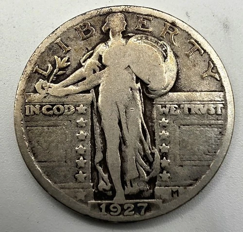 《SILVER》  1927  Standing Liberty Quarter *SILVER*