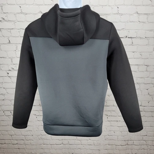 Antigua Black & Blue Falconhead Golf Hooded Full Zip Stretch Jacket Size Medium image 2
