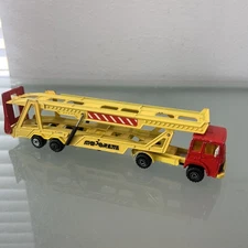 Majorette Renault Saviem Car Transporter Semi Truck Trailer 1:60 Made in France