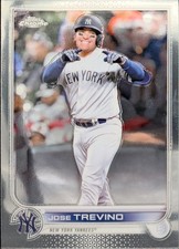 2022 Topps Chrome Update #USC51 Jose Trevino New York Yankees