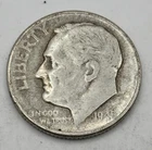 1947 D Roosevelt Dime 90% Silver US Coin