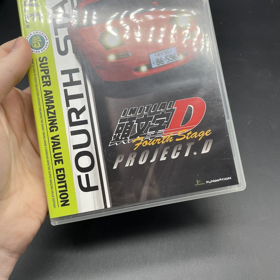 Initial D Fourth Stage Project D Complete Series (4 DVD Set) S.A.V.E. Funimation - Image 3 of 4