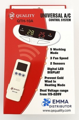 Universal AC Control System With Remote,Transform & Sensor For Mini-Split System