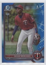 2022 Bowman Chrome Prospects Blue Refractor 18/150 Yasser Mercedes #BCP-171 5aj