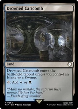 MTG - Drowned Catacomb - PIP 0262 - Fallout - Magic the Gathering - Rare