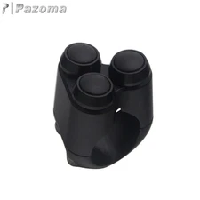 Button Hand Control Momentary Switch Kit For Harley Bobber Cruiser 1" Bar x2