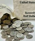 Kennedy Half Dollar Roll 40 Coins With Mint Bag Guaranteed Silver Every Bag $20