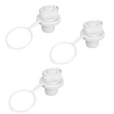 3 Pcs Spiral Air Nozzle Inflatable Boat Valve Plug Replacement Anti-leakage