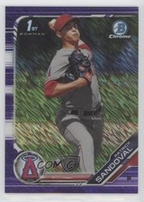 2019 Bowman Chrome Prospects Purple Shimmer Refractor Patrick Sandoval 5t8
