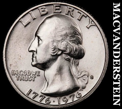 1976-S Silver Washington Quarter - Choice Gem Brilliant Unc  Lustrous  #G9429